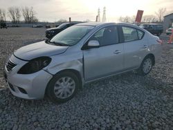 Salvage cars for sale at Barberton, OH auction: 2012 Nissan Versa S