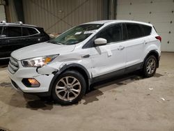 Salvage cars for sale at West Mifflin, PA auction: 2019 Ford Escape SE