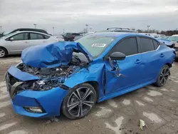 Salvage cars for sale at Indianapolis, IN auction: 2020 Nissan Sentra SR