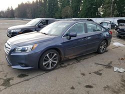 Subaru Vehiculos salvage en venta: 2016 Subaru Legacy 2.5I Limited