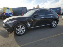 Salvage cars for sale at Hayward, CA auction: 2013 Infiniti FX37