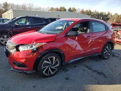 Salvage cars for sale at Exeter, RI auction: 2019 Honda HR-V Sport