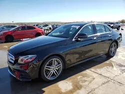 Salvage cars for sale at Grand Prairie, TX auction: 2019 Mercedes-Benz E 450 4matic