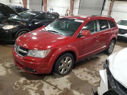 Salvage cars for sale at Lansing, MI auction: 2010 Dodge Journey SXT