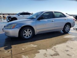 Salvage cars for sale at Grand Prairie, TX auction: 2004 Honda Accord EX