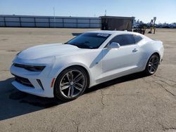 Salvage cars for sale at Fresno, CA auction: 2018 Chevrolet Camaro LT