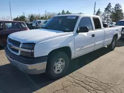 Chevrolet salvage cars for sale: 2003 Chevrolet Silverado K1500