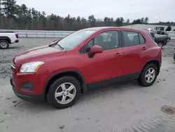 2015 Chevrolet Trax 1LS en venta en Windham, ME