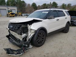 Salvage cars for sale at Mendon, MA auction: 2017 Ford Explorer Sport