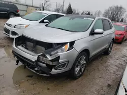 2016 Ford Edge Titanium en venta en Lansing, MI