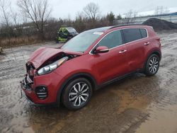 Salvage cars for sale at auction: 2018 KIA Sportage EX