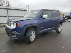 Jeep Vehiculos salvage en venta: 2016 Jeep Renegade Limited