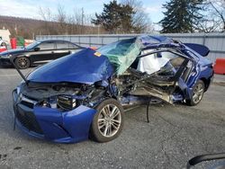 Salvage cars for sale at Grantville, PA auction: 2015 Toyota Camry LE