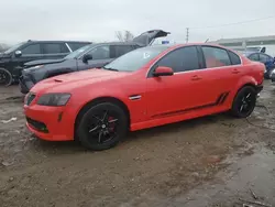 Salvage cars for sale at Chicago Heights, IL auction: 2009 Pontiac G8