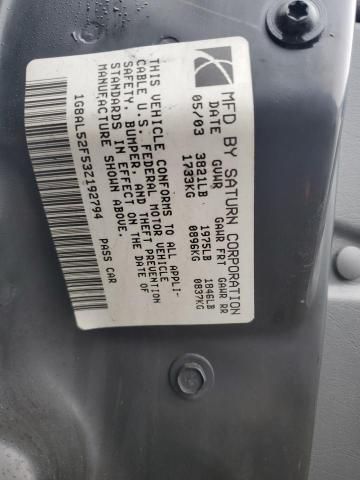 2003 Saturn Ion Level 3