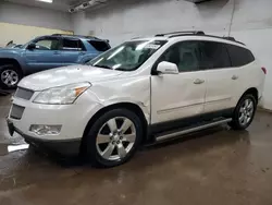 Salvage cars for sale at Davison, MI auction: 2011 Chevrolet Traverse LTZ