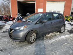 Salvage cars for sale at Albany, NY auction: 2018 Nissan Versa Note S