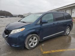 Toyota Sienna le salvage cars for sale: 2012 Toyota Sienna LE