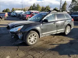 Salvage cars for sale at Denver, CO auction: 2014 Subaru Outback 2.5I Premium