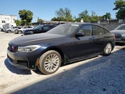 Salvage cars for sale at Opa Locka, FL auction: 2018 BMW 640 Xigt