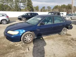 Salvage cars for sale at Seaford, DE auction: 2002 Honda Accord Value