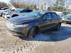 Salvage cars for sale from Copart North Billerica, MA: 2017 Ford Fusion SE