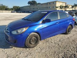 Hyundai Accent gls salvage cars for sale: 2012 Hyundai Accent GLS