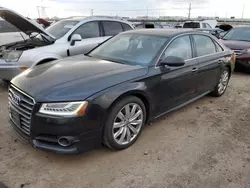 Salvage cars for sale at Elgin, IL auction: 2017 Audi A8 L Quattro