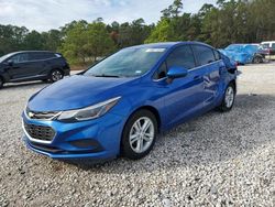 Salvage cars for sale at Houston, TX auction: 2016 Chevrolet Cruze LT