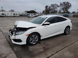 Salvage cars for sale at Sacramento, CA auction: 2018 Honda Civic LX