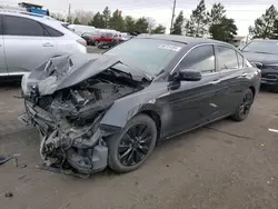 Salvage cars for sale at Denver, CO auction: 2013 Honda Accord EXL