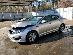 Salvage cars for sale at Austell, GA auction: 2015 KIA Optima LX