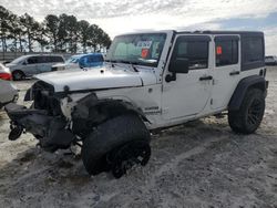 Salvage cars for sale at Loganville, GA auction: 2017 Jeep Wrangler Unlimited Sport