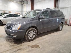 Salvage cars for sale at Milwaukee, WI auction: 2014 KIA Sedona LX