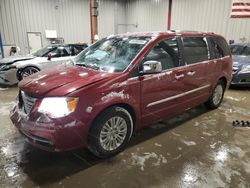 Salvage cars for sale at Appleton, WI auction: 2015 Chrysler Town & Country Limited