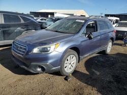 Salvage cars for sale at Brighton, CO auction: 2016 Subaru Outback 2.5I Premium