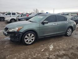 Salvage cars for sale at Chicago Heights, IL auction: 2008 Honda Accord EXL