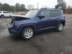 Jeep salvage cars for sale: 2016 Jeep Renegade Latitude