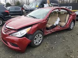 Salvage cars for sale from Copart Waldorf, MD: 2013 Hyundai Sonata GLS