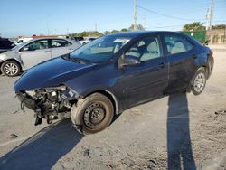 Salvage cars for sale at Homestead, FL auction: 2017 Toyota Corolla L