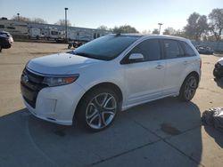 Ford salvage cars for sale: 2013 Ford Edge Sport