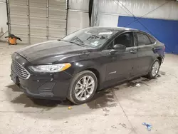 Salvage cars for sale at Chalfont, PA auction: 2019 Ford Fusion SE