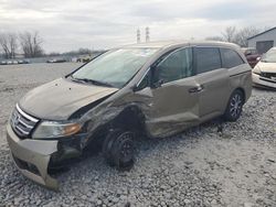 Salvage cars for sale at Barberton, OH auction: 2013 Honda Odyssey LX