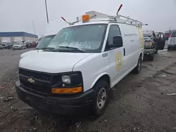 Chevrolet salvage cars for sale: 2012 Chevrolet Express G2500