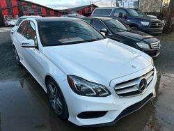 Salvage cars for sale at Cow Bay, NS auction: 2016 Mercedes-Benz E 400 4matic