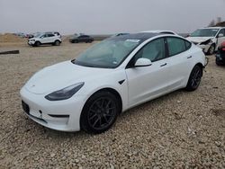 Salvage cars for sale at Taylor, TX auction: 2022 Tesla Model 3