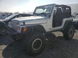 Salvage cars for sale at Colton, CA auction: 2003 Jeep Wrangler Commando