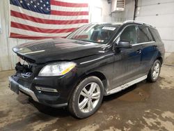 Salvage cars for sale at Lyman, ME auction: 2014 Mercedes-Benz ML 350 4matic