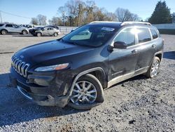 Salvage cars for sale at Gastonia, NC auction: 2016 Jeep Cherokee Limited