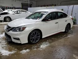 Salvage cars for sale at Candia, NH auction: 2017 Nissan Sentra SR Turbo